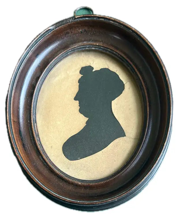 Pair of Ladies’ Victorian Silhouette Portraits